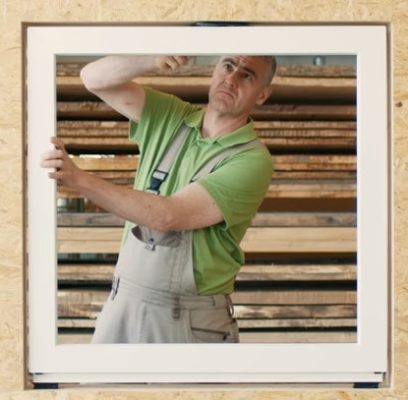 Fenstereinbau mit FlexKeil 13 - Schritt 1